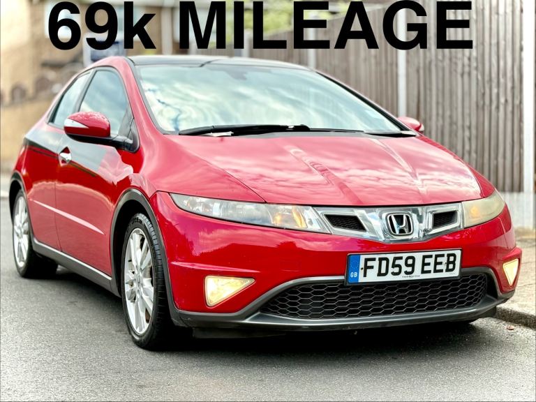 Honda, CIVIC, 1.8 petrol SI 69k low mileage 1YRS mot panoramic roof 