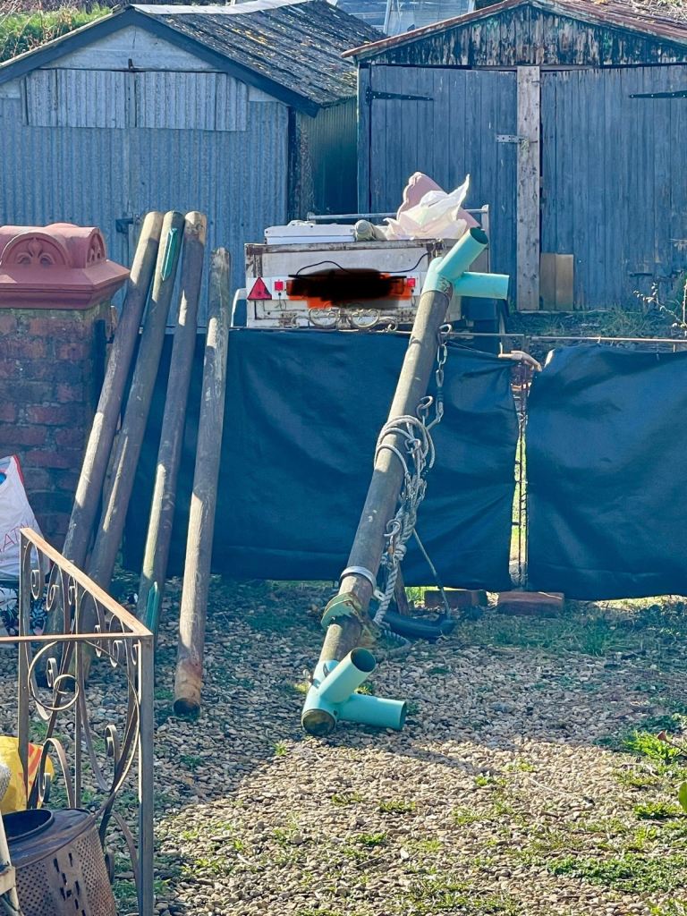 Free swings with A frame 