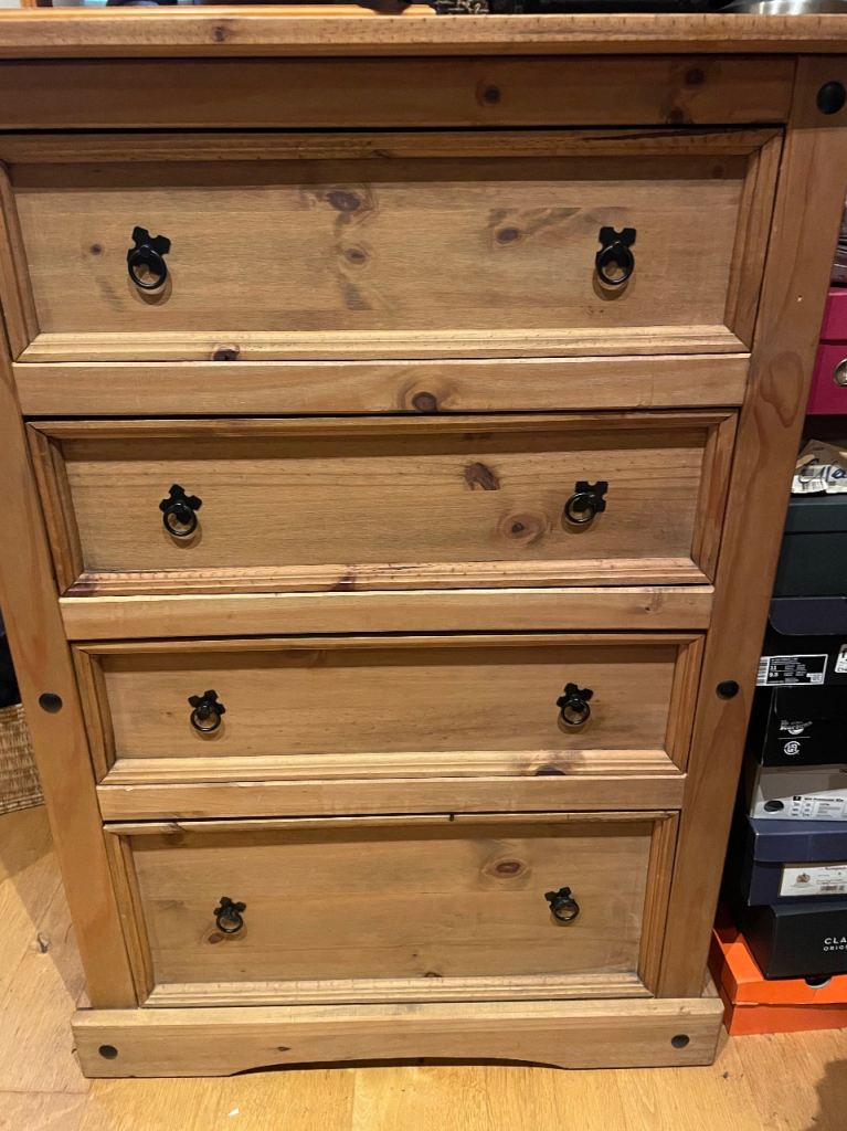 Wooden drawers