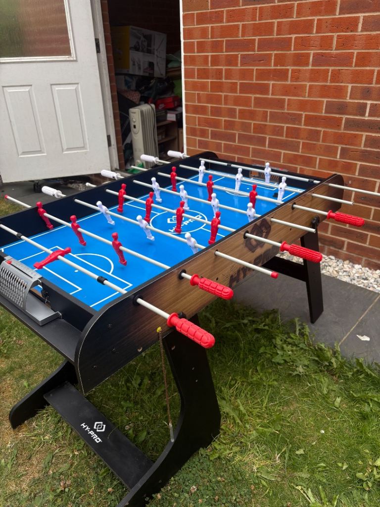 HY-PRO Foosball Table – Folding Leg Football Table, Good Condition