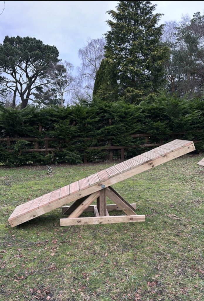 Handmade Dog Agility Seesaw - Heavy Duty