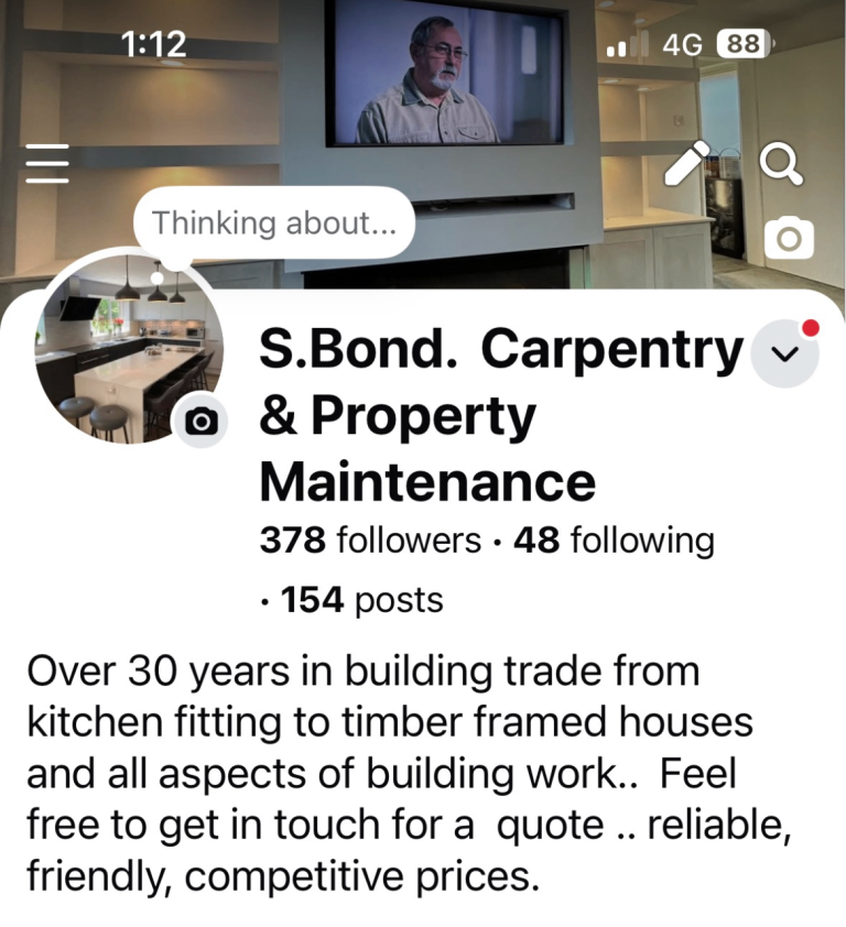 Kitchen fitter , and carpentry work
