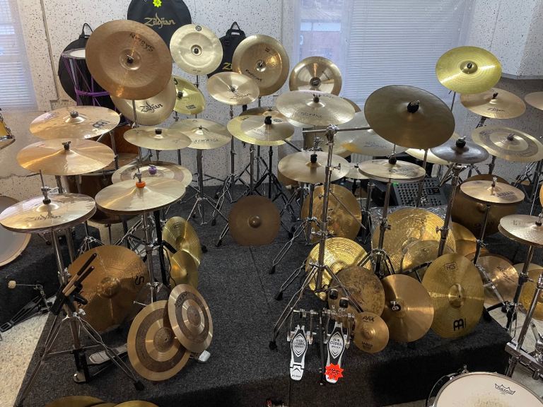 Retirement sale drums percussion cymbals hardware. 
