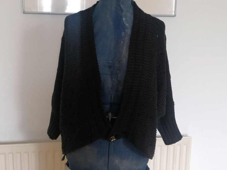 Vintage Y2K Designer MALENE BIRGER Cropped Cardigan. Ex Cond. Size : S / M 