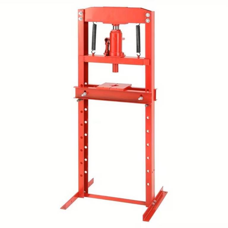12 Ton Hydraulic Garage Press – Red