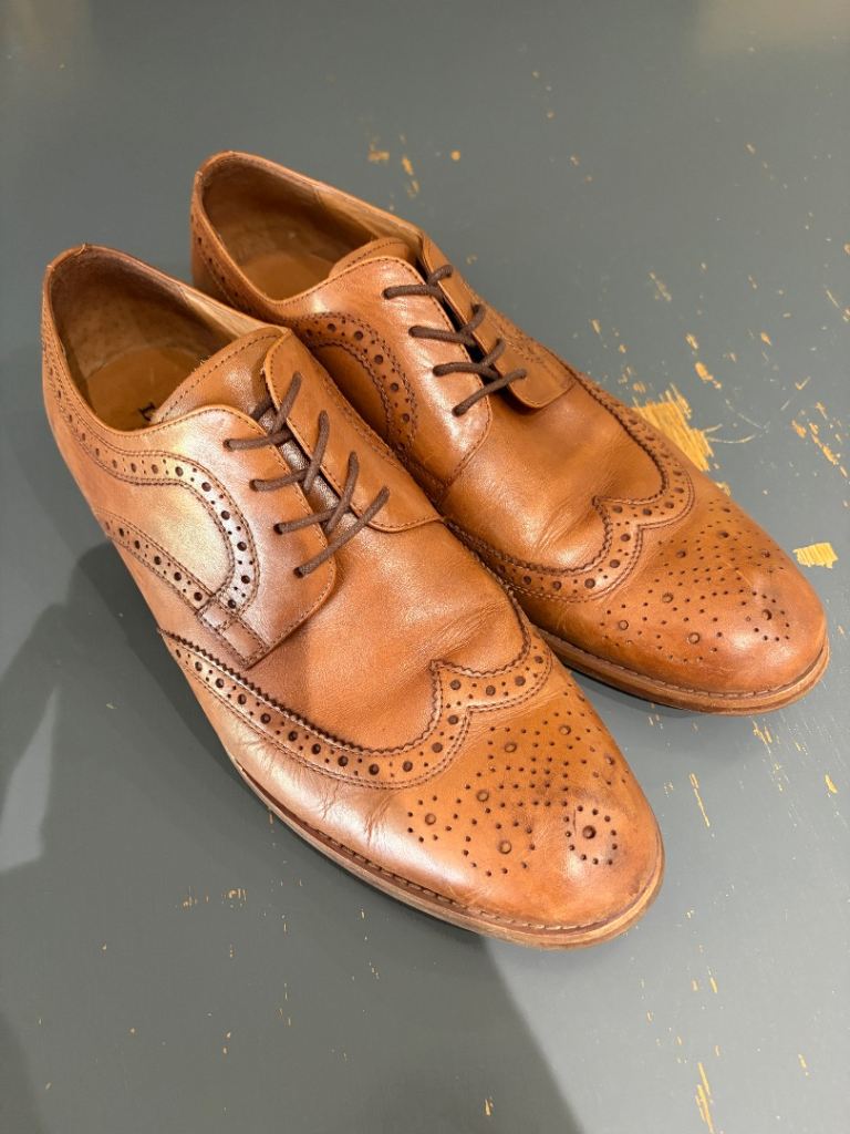 Dune Brown Brogues Size 45 (uk 11)