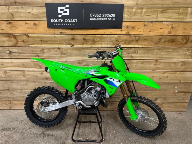 KAWASAKI KX 112 2027 MOTOCROSS BIKE BRAND NEW UK MAIN DEALER 