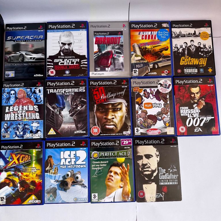 PlayStation 2 With 14 Games 