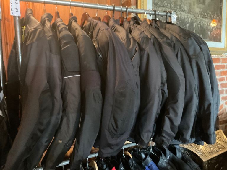 Preloved & New Mens Ladies Motorcycle Clothing Motorbike Jackets Trousers Leather Suits Boots Gloves