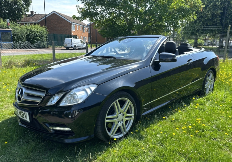 2012 MERCEDES E250 CONVERTIBLE E CLASS 2.1 TWIN TURBO CDI BLUEEFFICIENCY SPORT CABRIOLET G-TRONIC *