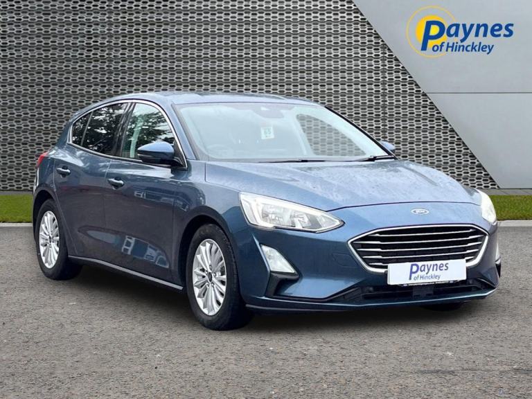 2019 Ford Focus 1.0 EcoBoost 125ps Titanium Man Chrome Blue 1 Owner Full History