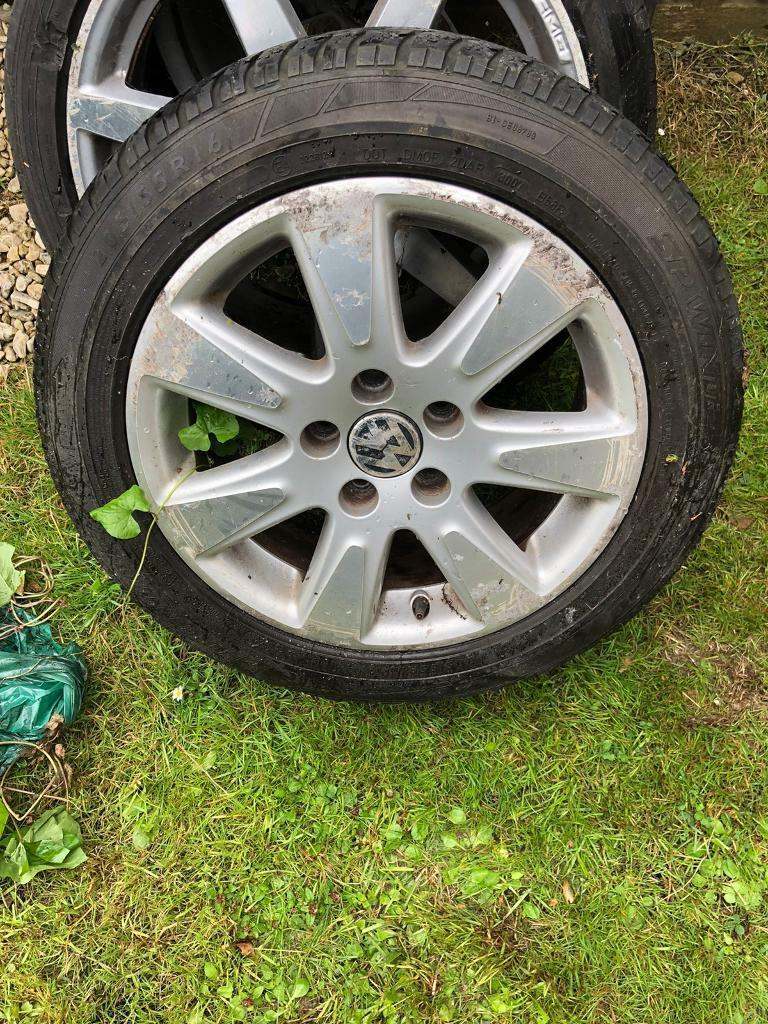 Passat b6 alloy wheels x2 