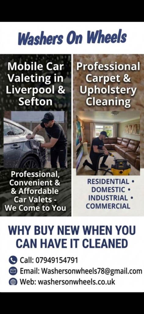 carpet & upholstery cleaning & mobile car valeter