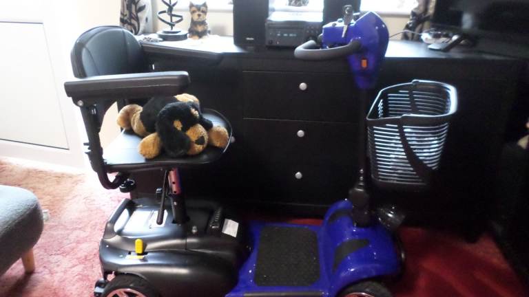 Blue Mobility Scooter with Basket Brand new