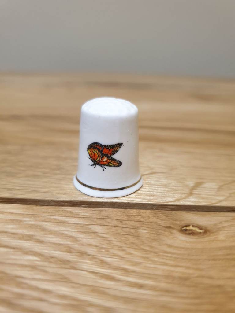 Thimble With Butterfly Design 