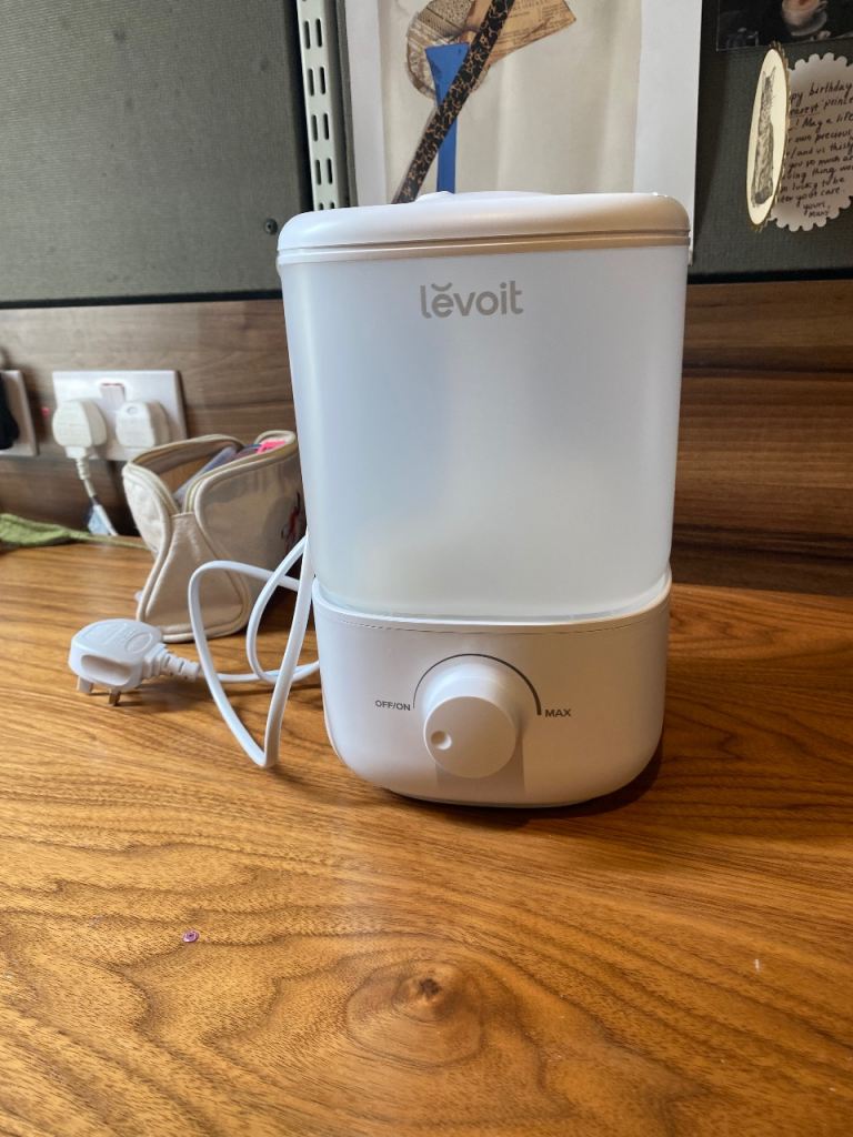 Levoit Humidifier – ultra-quiet, easy to clean, 360 rotation