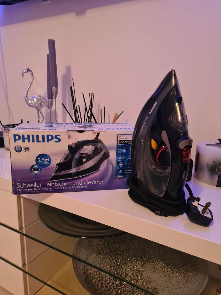 Philips  Azur iron azur steam iron Bought last year  Only use twice Rrp £95