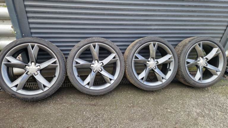 Genuine 19" Audi A5 S5 Speedline 5 split-spoke 5x112 Alloy Wheels 8T0 601 025 F