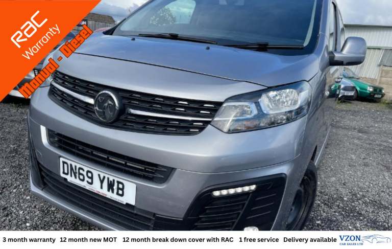 2019 Vauxhall Vivaro 1.5 Turbo D 2900 Sportive Panel Van 5dr Diesel Manual L2