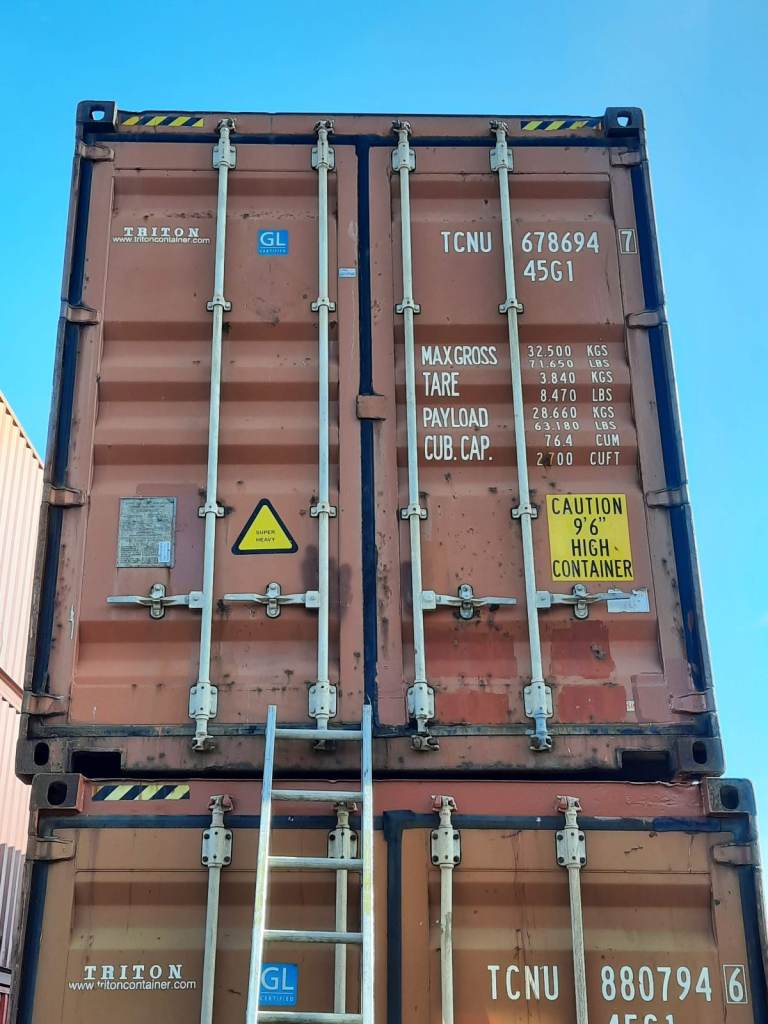 40ft High Cube Shipping Container Scotland - Second-Hand - £1300 + VAT (TCNU6786947)