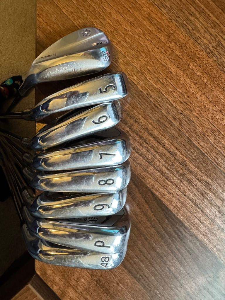 Titleist AP3 718 irons 5-PW+48° stiff £400