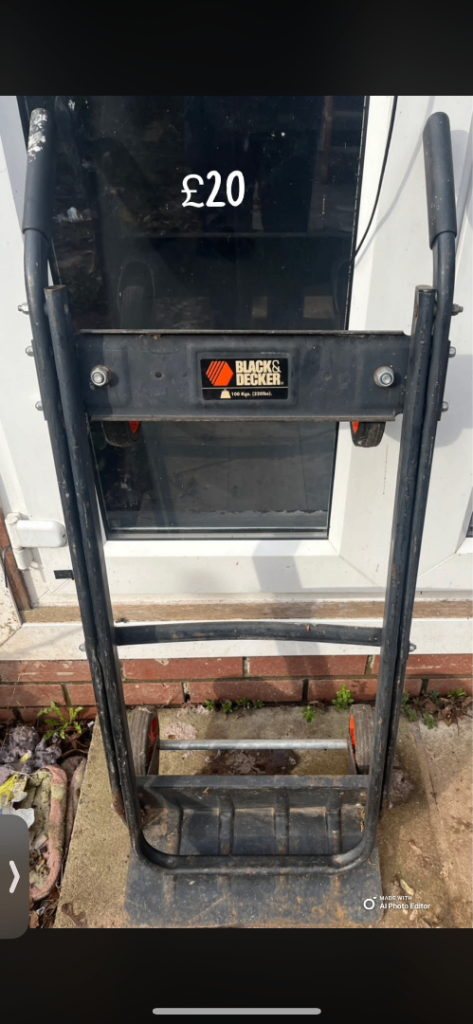 Black and decker sack truck 