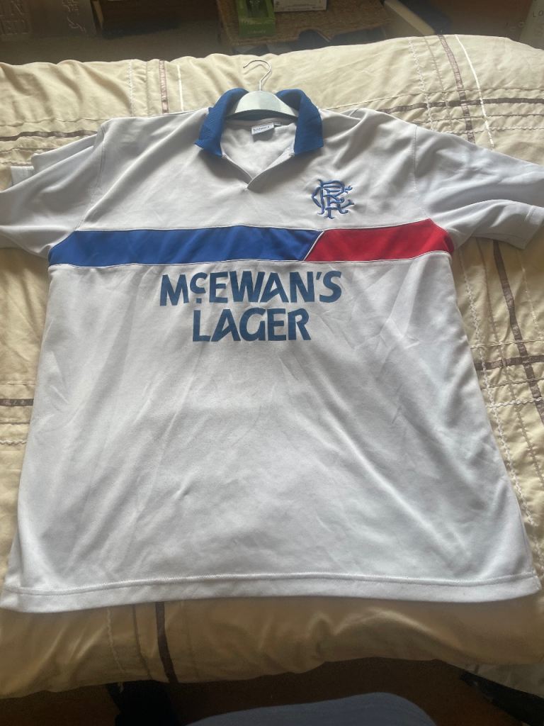 Rangers football shirts x2 