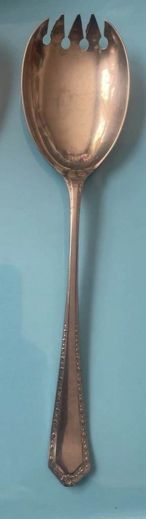 Vintage Salad Fork from Serving Set Universal Silver Stainless Nickel Sheffield 