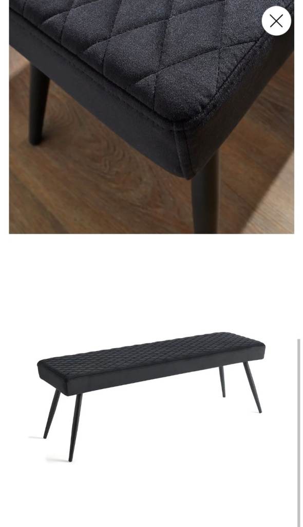 End of bed/ dining table bench 