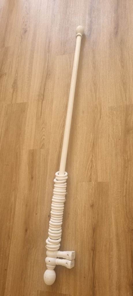 Curtain  poles x2 