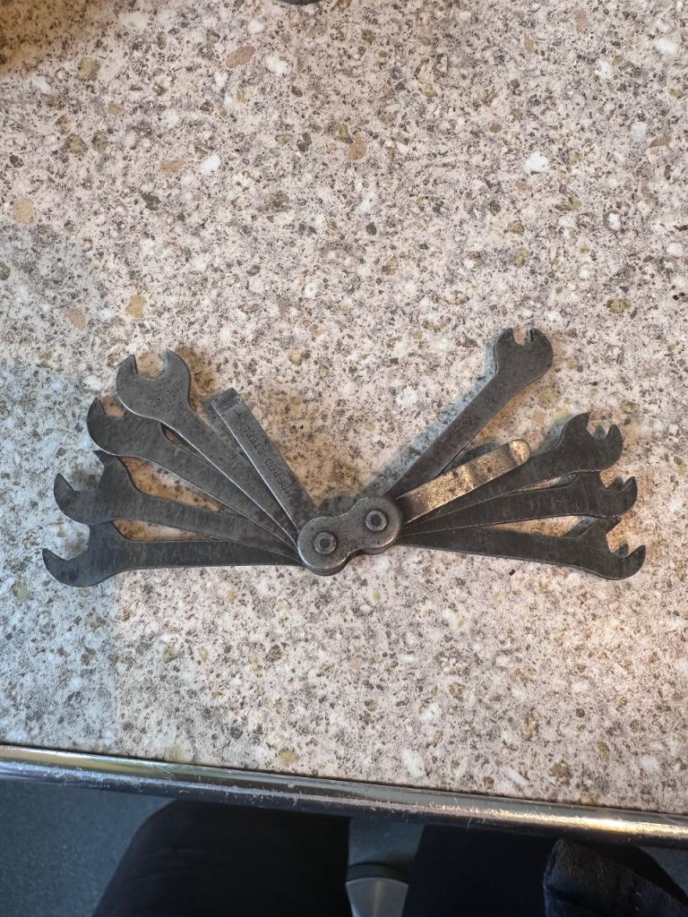 Vintage Alderman Ignition Spanner Set – Made in England – Classic British Garage Tools