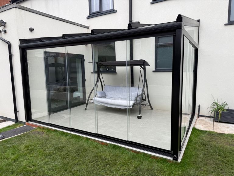 glass room/glass veranda/pergola/canopy/sliding doors