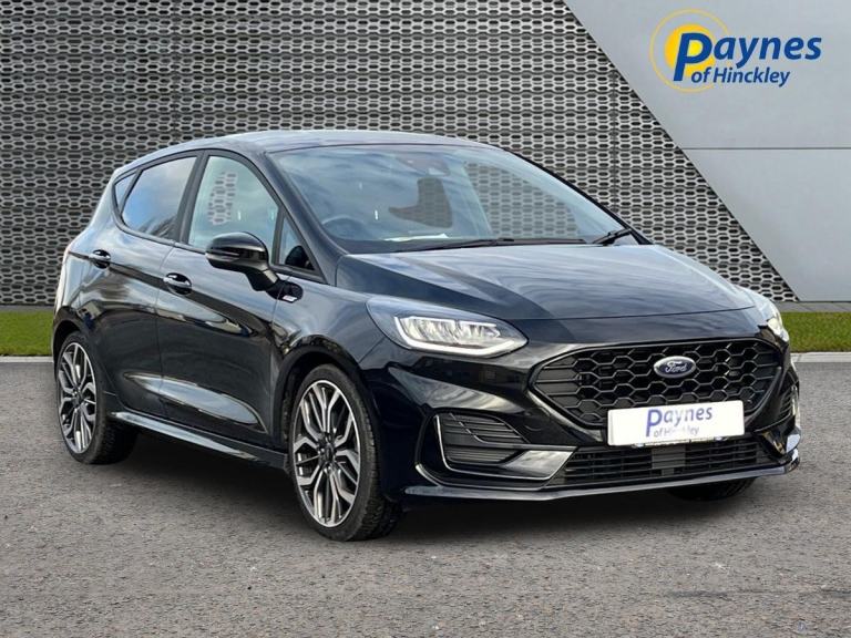 2022 Ford Fiesta ST-Line X 1.0 100ps Petrol Manual in Agate Black, 1 Owner Car 