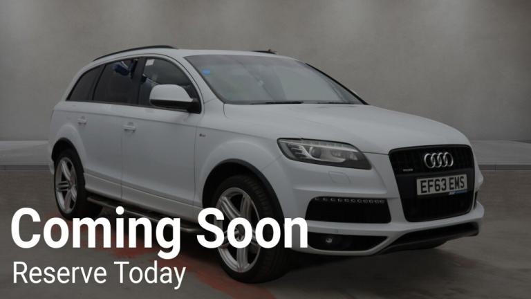 2014 Audi Q7 2014 64-Reg Audi Q7 3.0 TDI 245 Quattro S Line Plus Auto,MEGA SPEC!!!! ESTATE Diesel...
