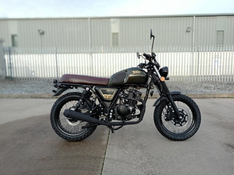 Bluroc Legend 125 Retro 125cc British Scrambler Retro Delivery & Finance UK/IRE