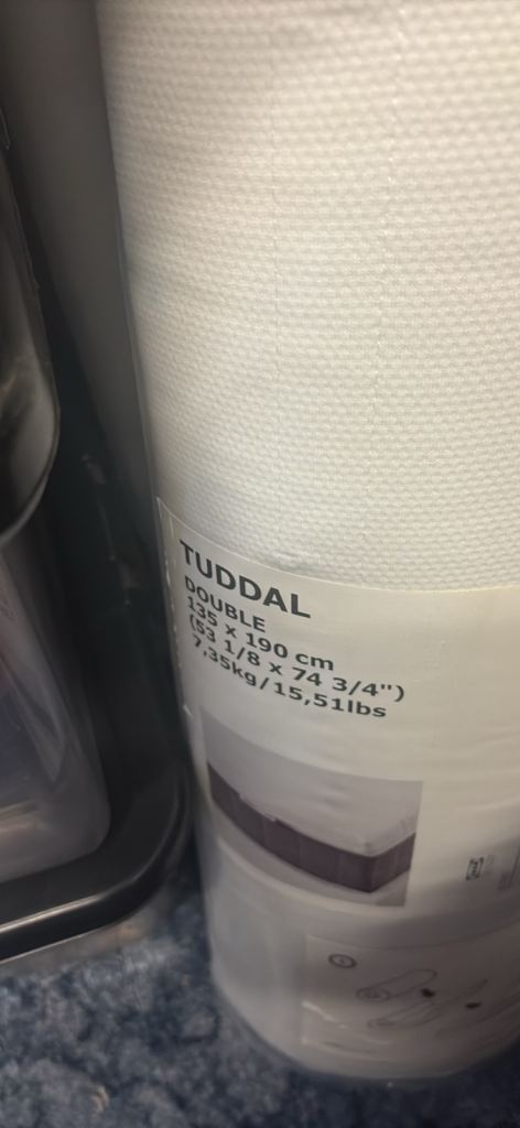 IKEA TUDDAL Double Mattress Topper – Brand New