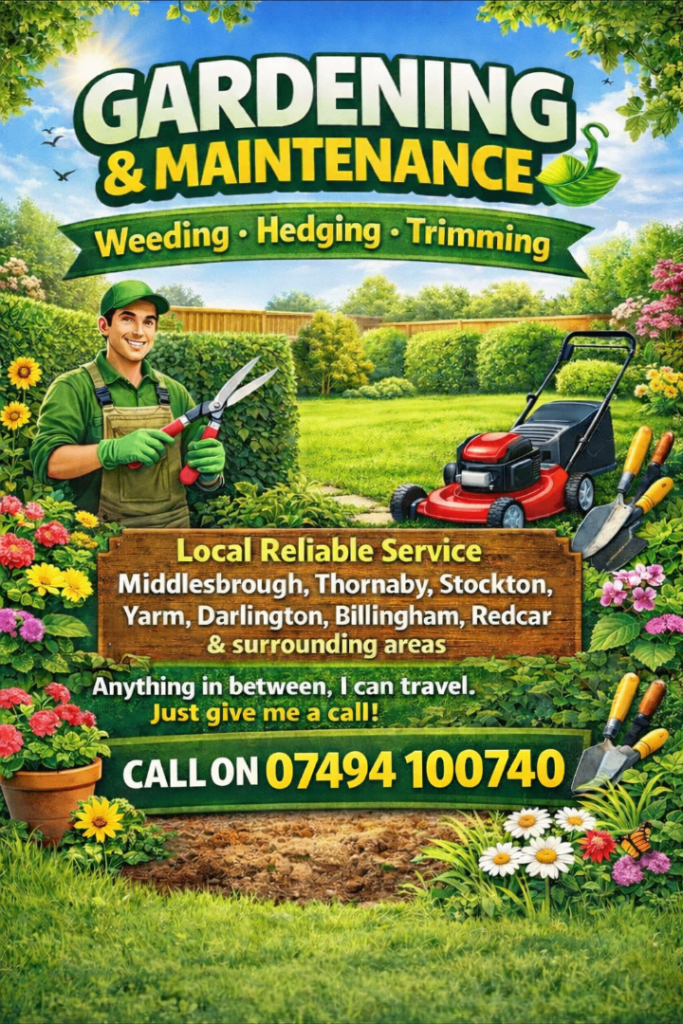 Local gardener all areas covered 