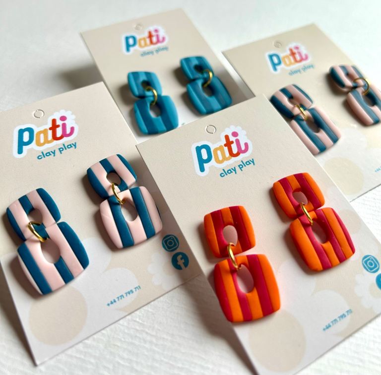 Pati Clay Play Handmade Polymer Clay Earrings – NEW