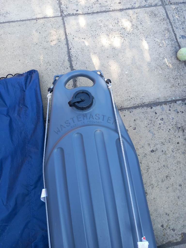 Grey waste container