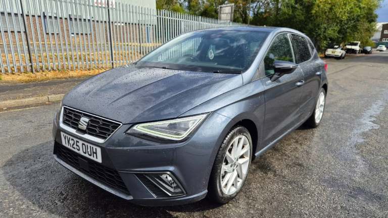 2025 25 SEAT IBIZA 1.0 TSI 95 FR 5dr Grey Damaged Repaired