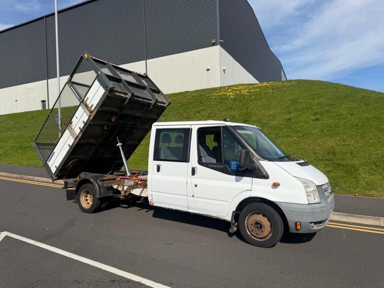 2013/63 FORD TRANSIT T350 CREWCAB TIPPER DIRECT COUNCIL PRICE IS PLUS VAT 