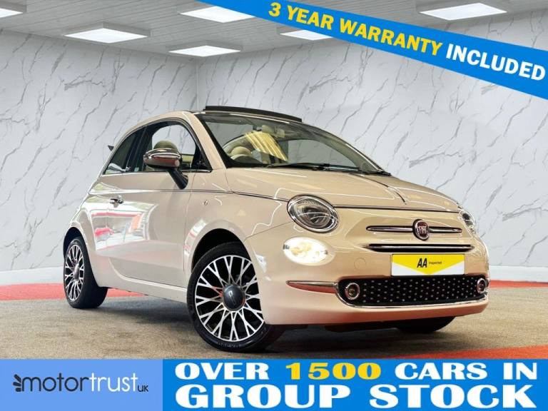 2018 Fiat 500C 1.2 Collezione Convertible 2dr Petrol Manual Euro 6 (s/s) (69 bhp) Convertible Pet...