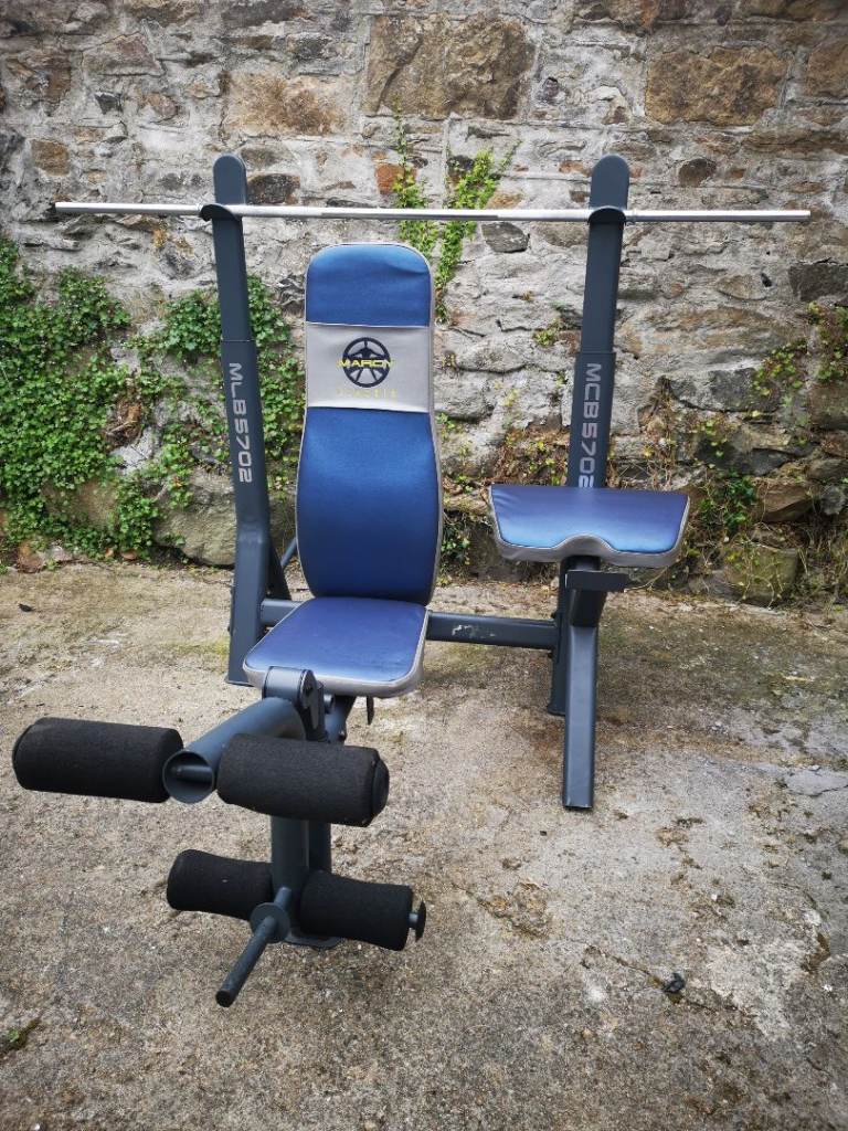 Marcy MCB5702 Weight Bench/Rack & Barbell  – Excellent Condition