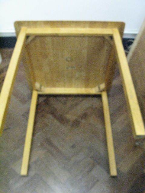 Wooden Table . Size : H=74cm , W=69cm , D=69cm