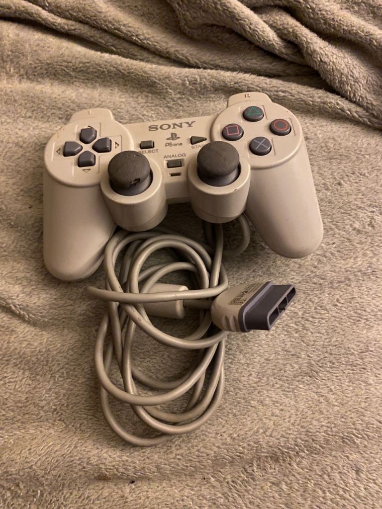 Official PSone Wired Analog Controller - SCPH-110 - Works Perfectly - PS1 