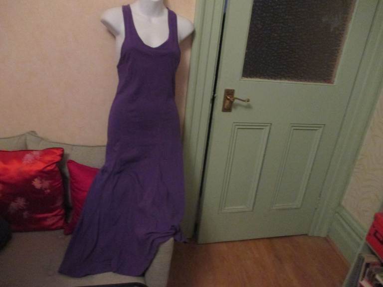 PURPLE STRAPPY DRESS - CHANGES