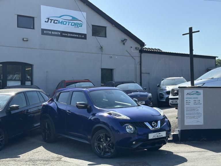 NISSAN JUKE 1.6 DiG-T Acenta Prem 5dr 4WD Auro [Ext+/Comf], Blue, petrol + 1
