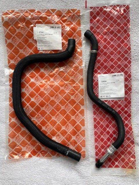 Febi Bilstein Hydraulic Power Steering Feed/Return Hoses Febi 27341/32604 BMW E39/E38 M52/M54