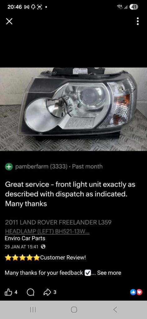 Envirocarparts customer review⭐️⭐️⭐️⭐️⭐️