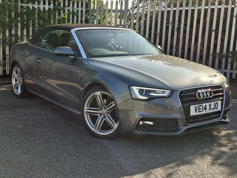 2014 14 Audi A5 2.0 TDI 177 Multitronic Auto S-Line Special Edition Convertible.